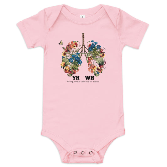 YH-WH - Yahweh Christian Baby short sleeve one piece