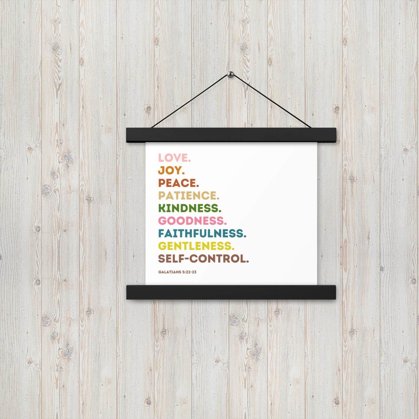 Fruit Of The Spirit | Canvas Wall Art | Kitchen Wall Decor | Christian Wall Decor | Bible Verse Wall Art