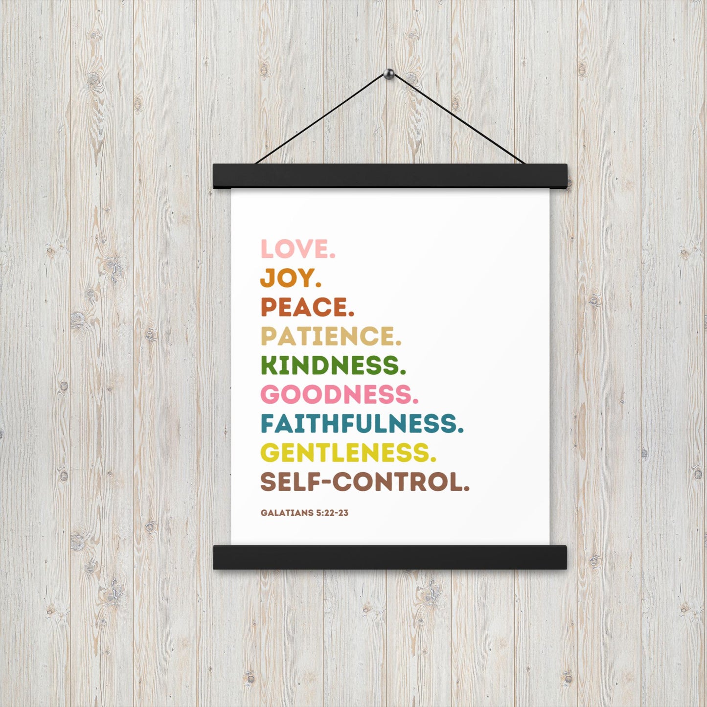 Fruit Of The Spirit | Canvas Wall Art | Kitchen Wall Decor | Christian Wall Decor | Bible Verse Wall Art