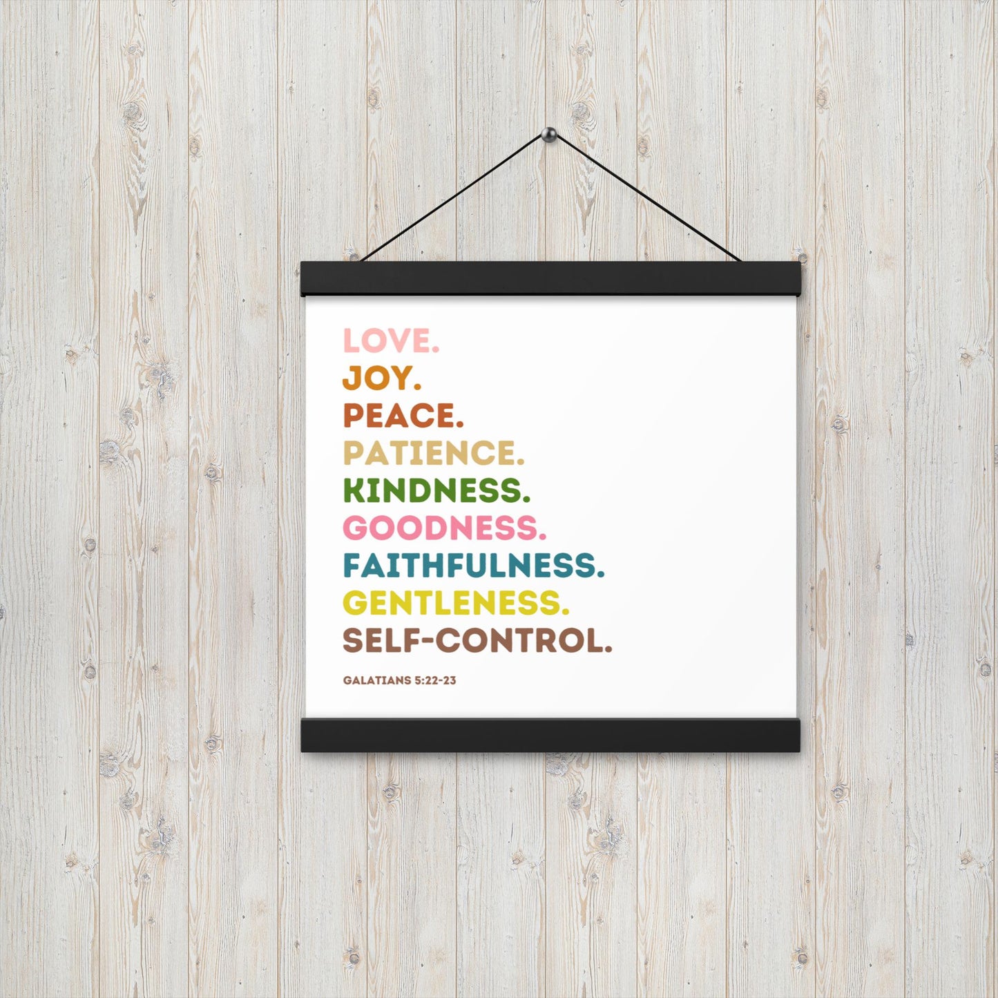 Fruit Of The Spirit | Canvas Wall Art | Kitchen Wall Decor | Christian Wall Decor | Bible Verse Wall Art