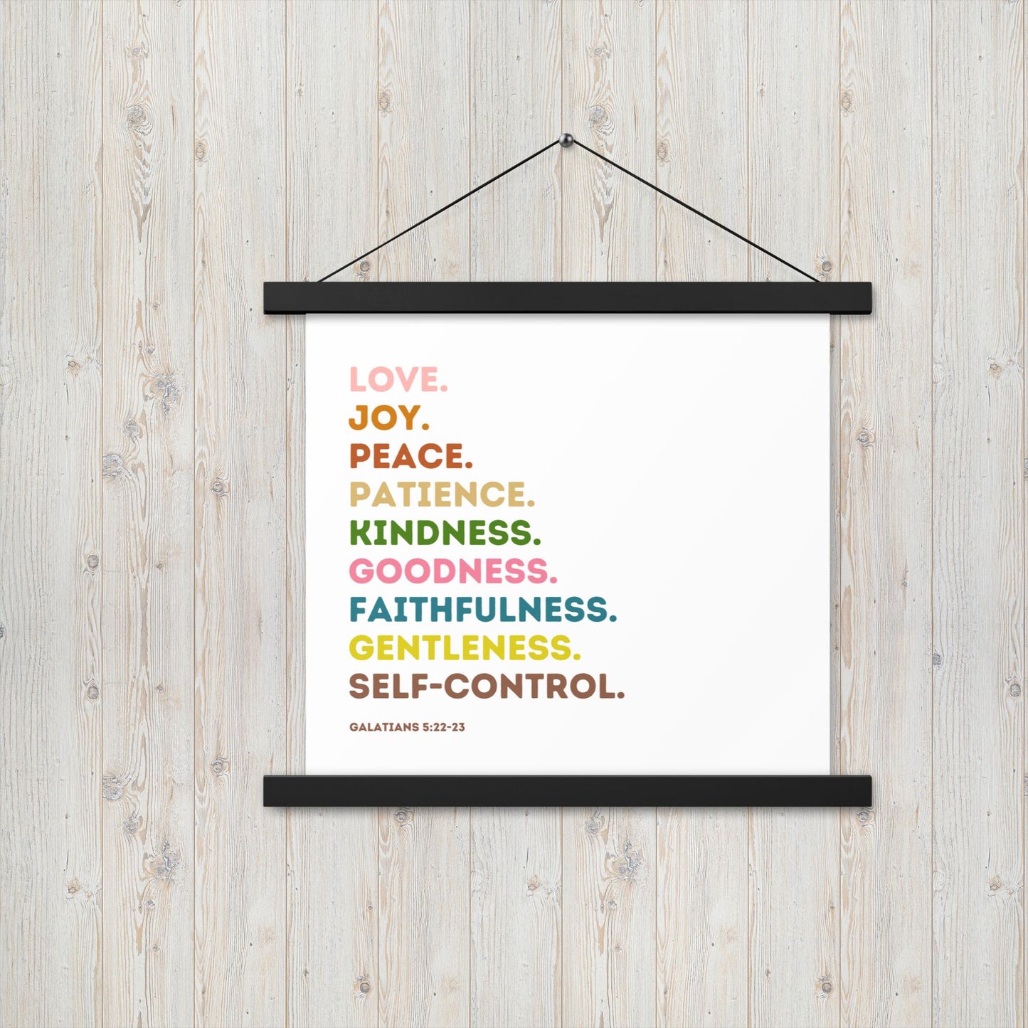 Fruit Of The Spirit | Canvas Wall Art | Kitchen Wall Decor | Christian Wall Decor | Bible Verse Wall Art