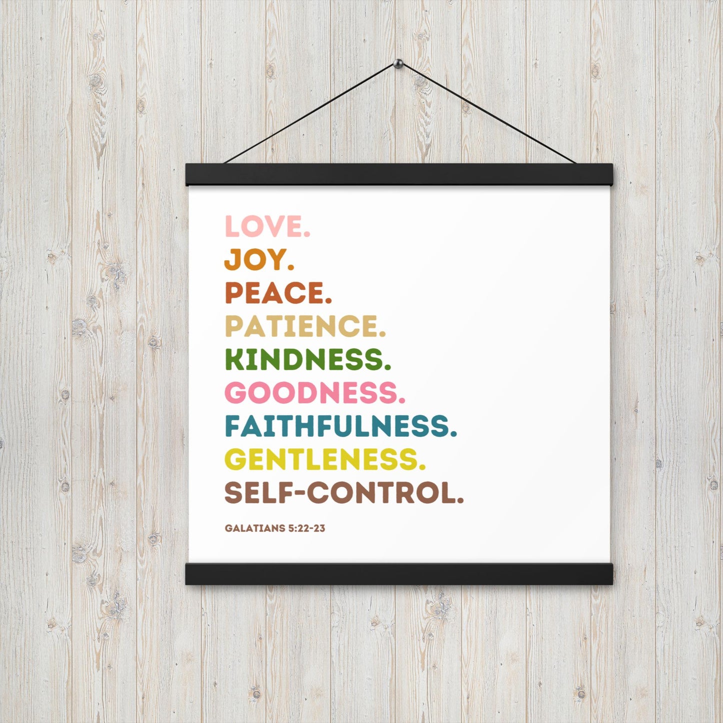 Fruit Of The Spirit | Canvas Wall Art | Kitchen Wall Decor | Christian Wall Decor | Bible Verse Wall Art