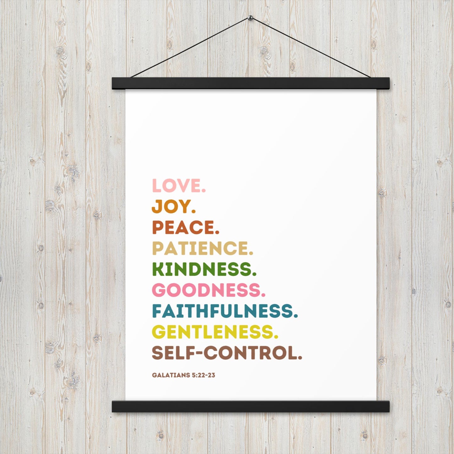 Fruit Of The Spirit | Canvas Wall Art | Kitchen Wall Decor | Christian Wall Decor | Bible Verse Wall Art