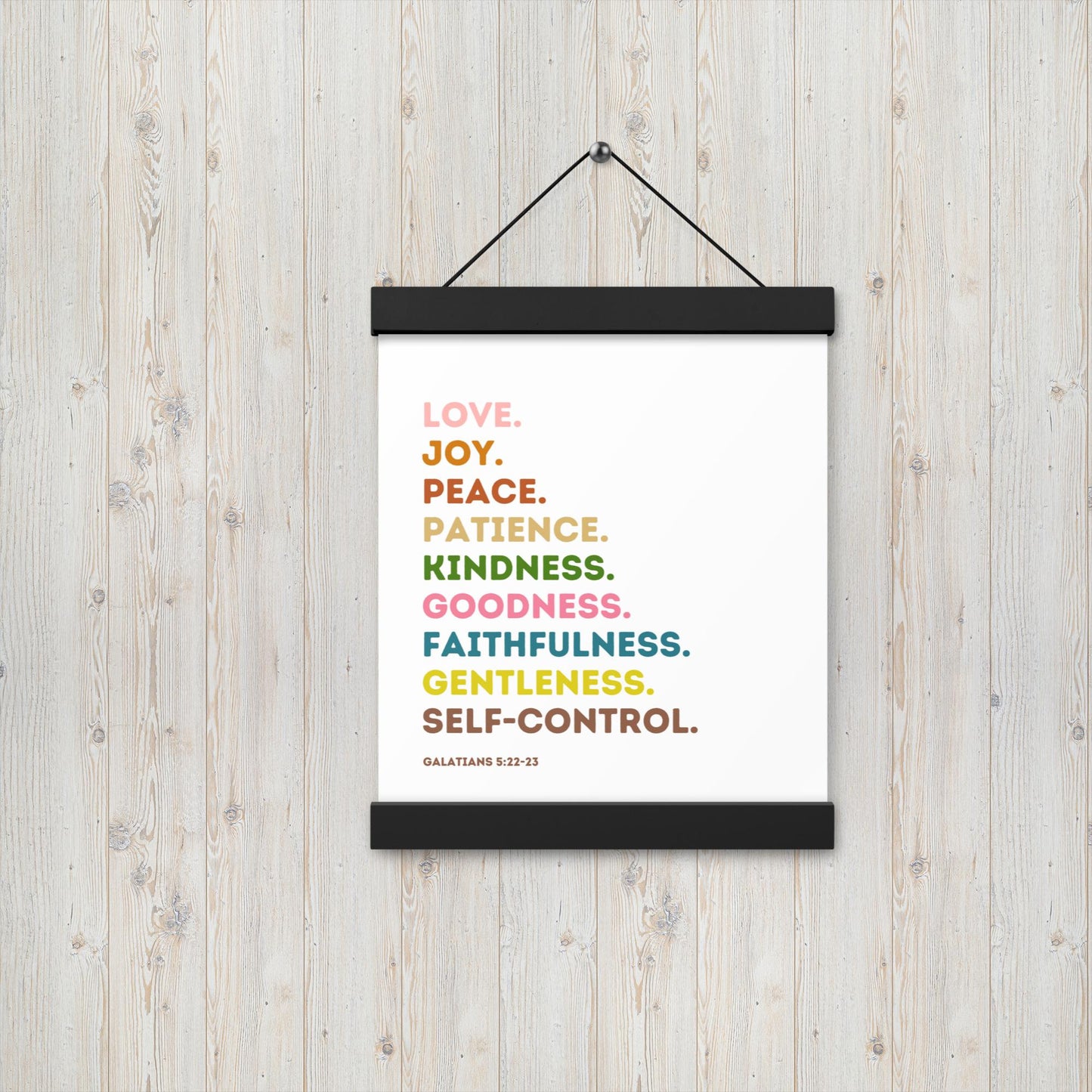 Fruit Of The Spirit | Canvas Wall Art | Kitchen Wall Decor | Christian Wall Decor | Bible Verse Wall Art