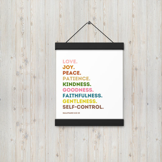 Fruit Of The Spirit | Canvas Wall Art | Kitchen Wall Decor | Christian Wall Decor | Bible Verse Wall Art