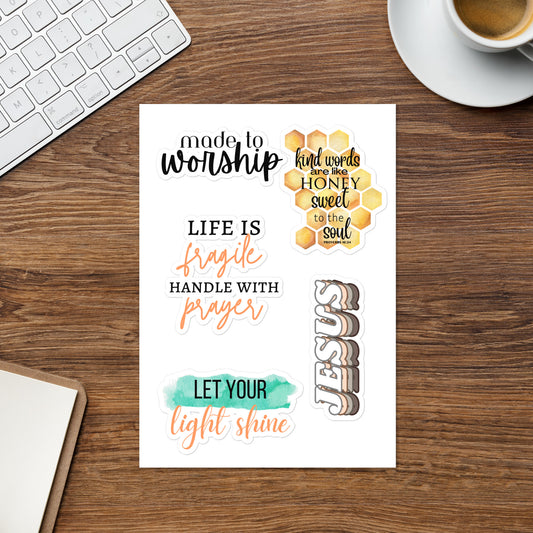 Christian Sticker sheet