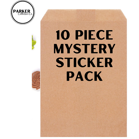 10-piece mystery sticker pack