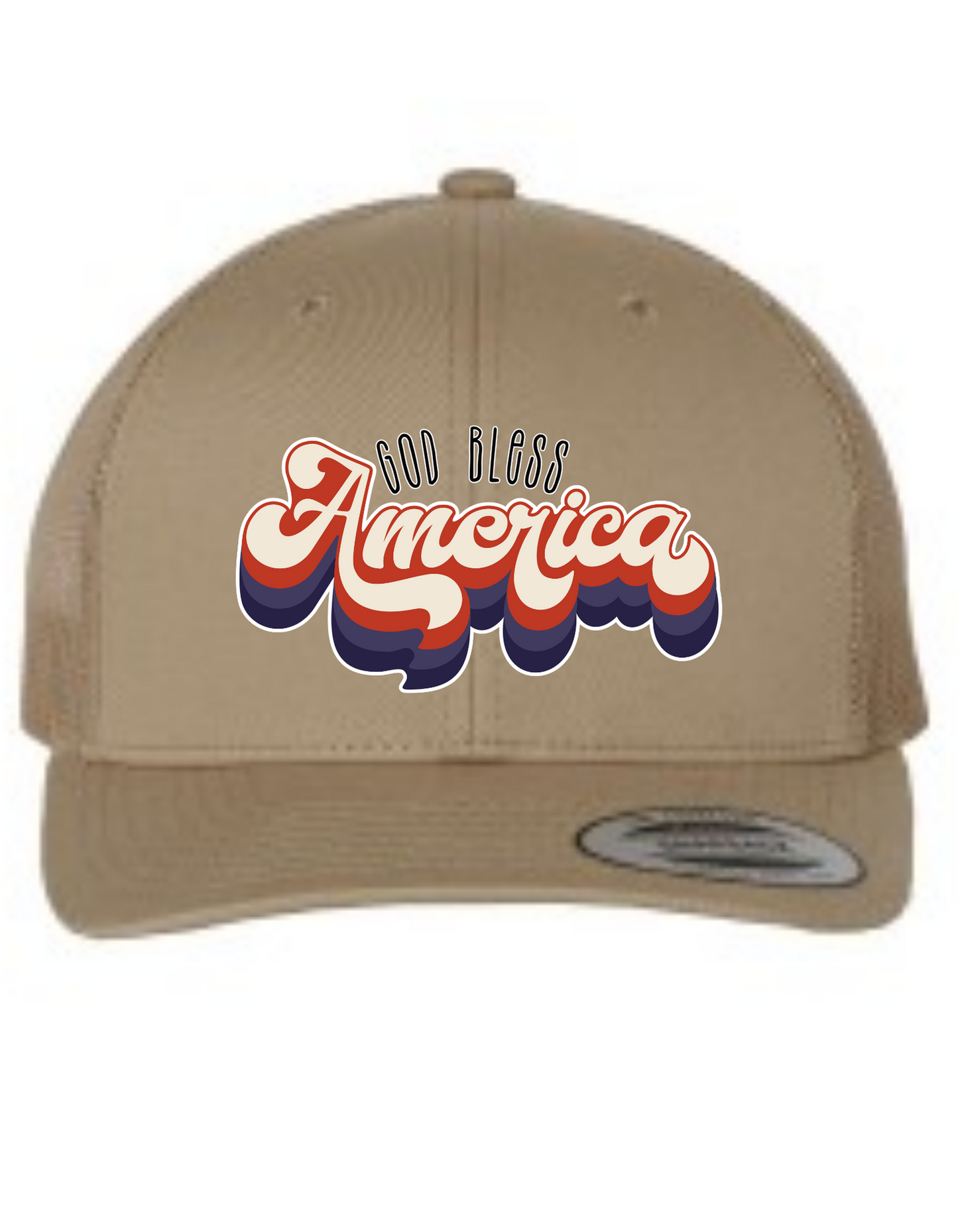 God bless America trucker hat