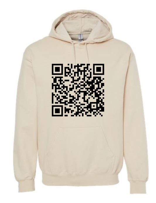 Jesus Loves You QR Code - Hoodie