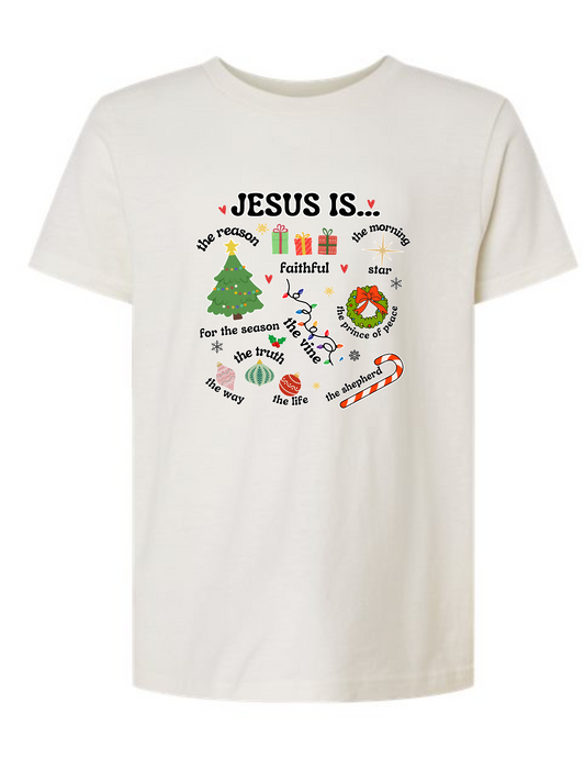 Jesus is... - Christmas kids t-shirt