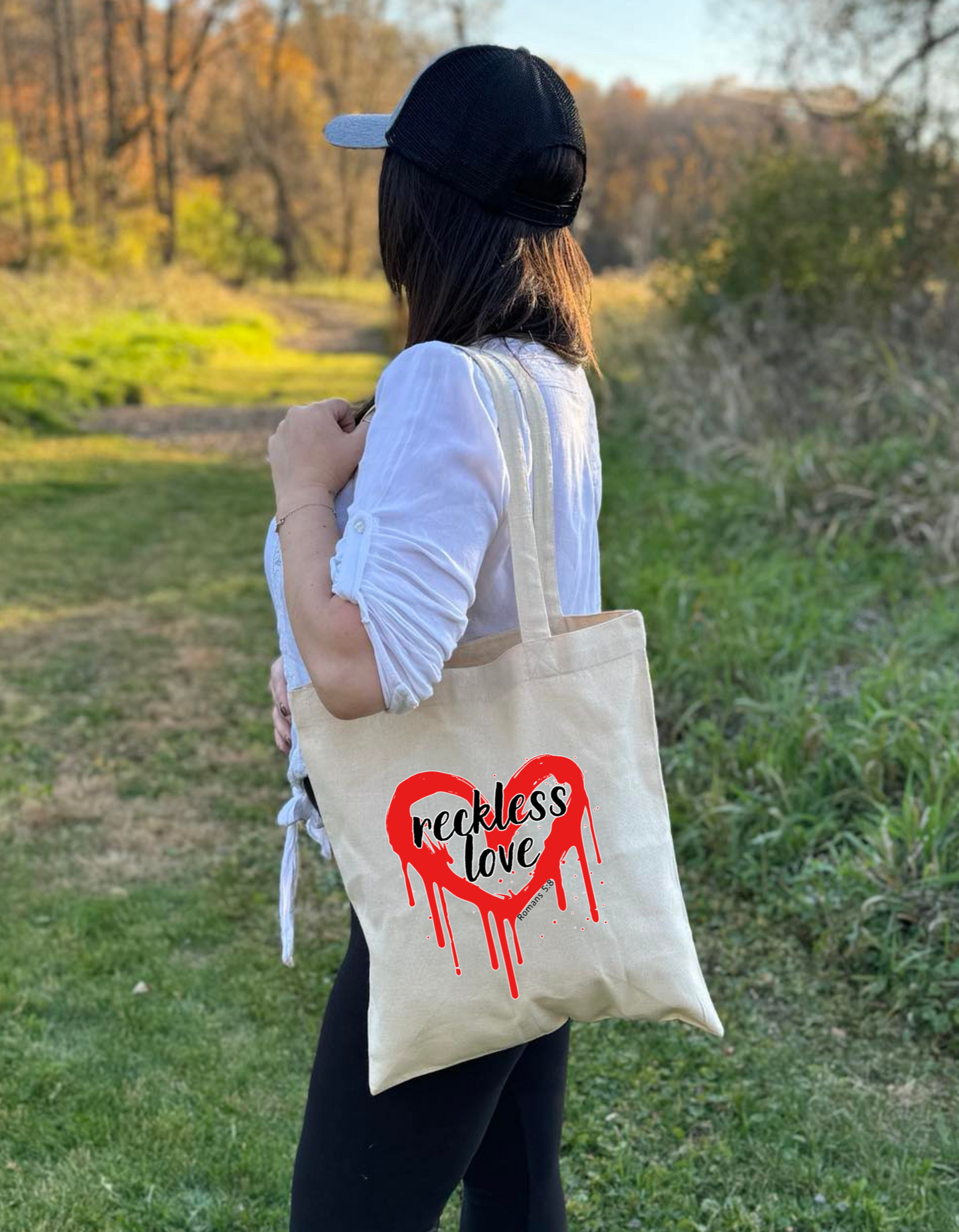 Reckless love - canvas tote bag