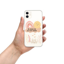 Load image into Gallery viewer, His Mercies are New Every Morning clear iPhone case, Bible Verse, Scripture Transparent Phone Case for iPhone 14 Pro Max 13, 12, 11, 7/8
