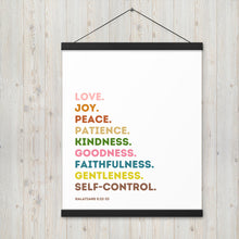Load image into Gallery viewer, Fruit Of The Spirit | Canvas Wall Art | Kitchen Wall Decor | Christian Wall Decor | Bible Verse Wall Art
