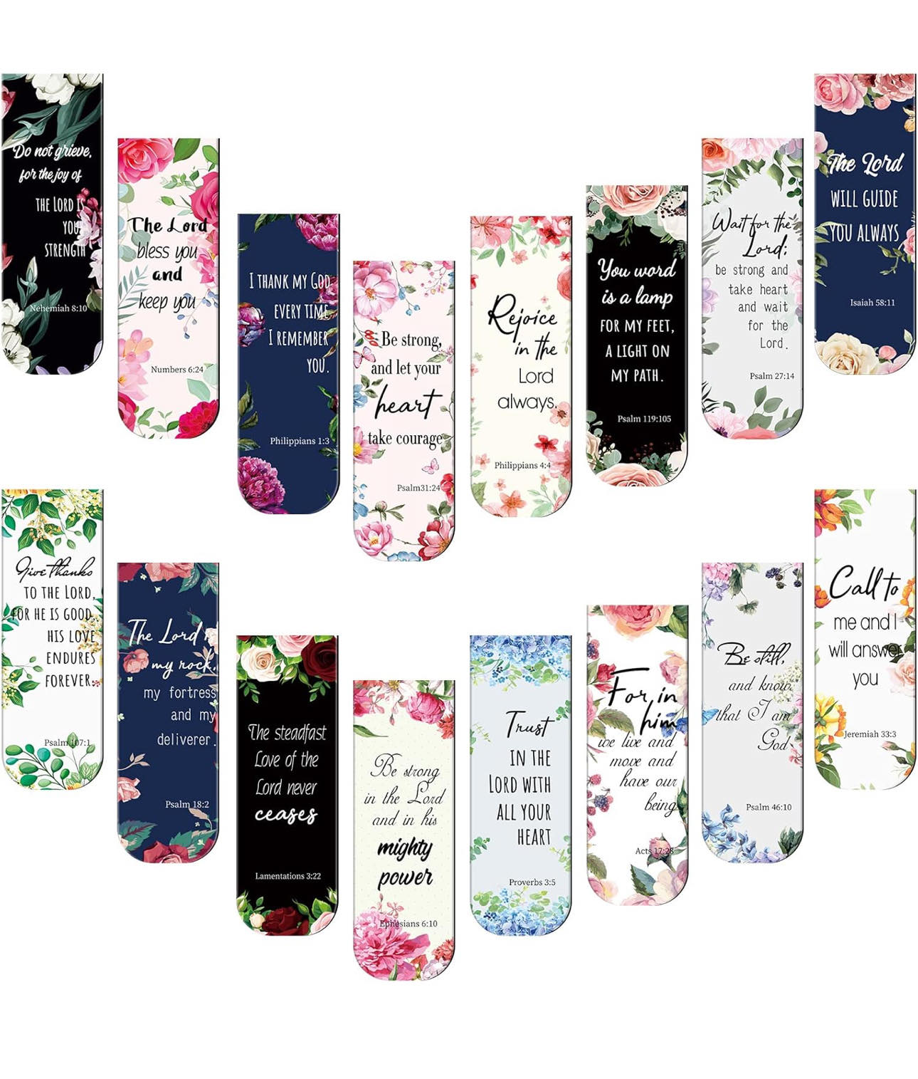 scripture magnetic bookmark - 4 piece - randomly selected