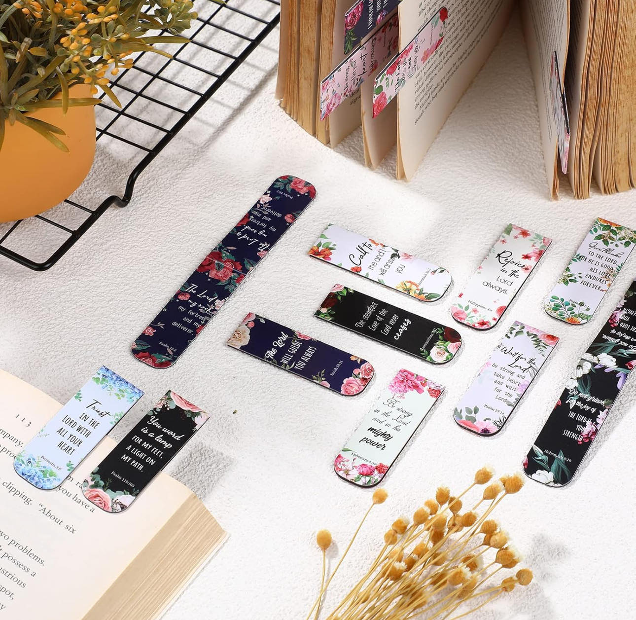 scripture magnetic bookmark - 4 piece - randomly selected