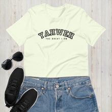 Load image into Gallery viewer, Yahweh Vintage Print Tshirt | Jesus tshirt, Aesthetic Christian tee, Christian Streetwear, Christian tee, YHWH, faith shirt
