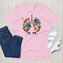 Load image into Gallery viewer, Yahweh shirt, Floral Lungs shirt, Christian clothing, Flower lungs, Christian gifts, Just breathe, Revival t-shirt, Religious gifts, Messianic shirt, YHWH
