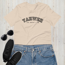 Load image into Gallery viewer, Yahweh Vintage Print Tshirt | Jesus tshirt, Aesthetic Christian tee, Christian Streetwear, Christian tee, YHWH, faith shirt
