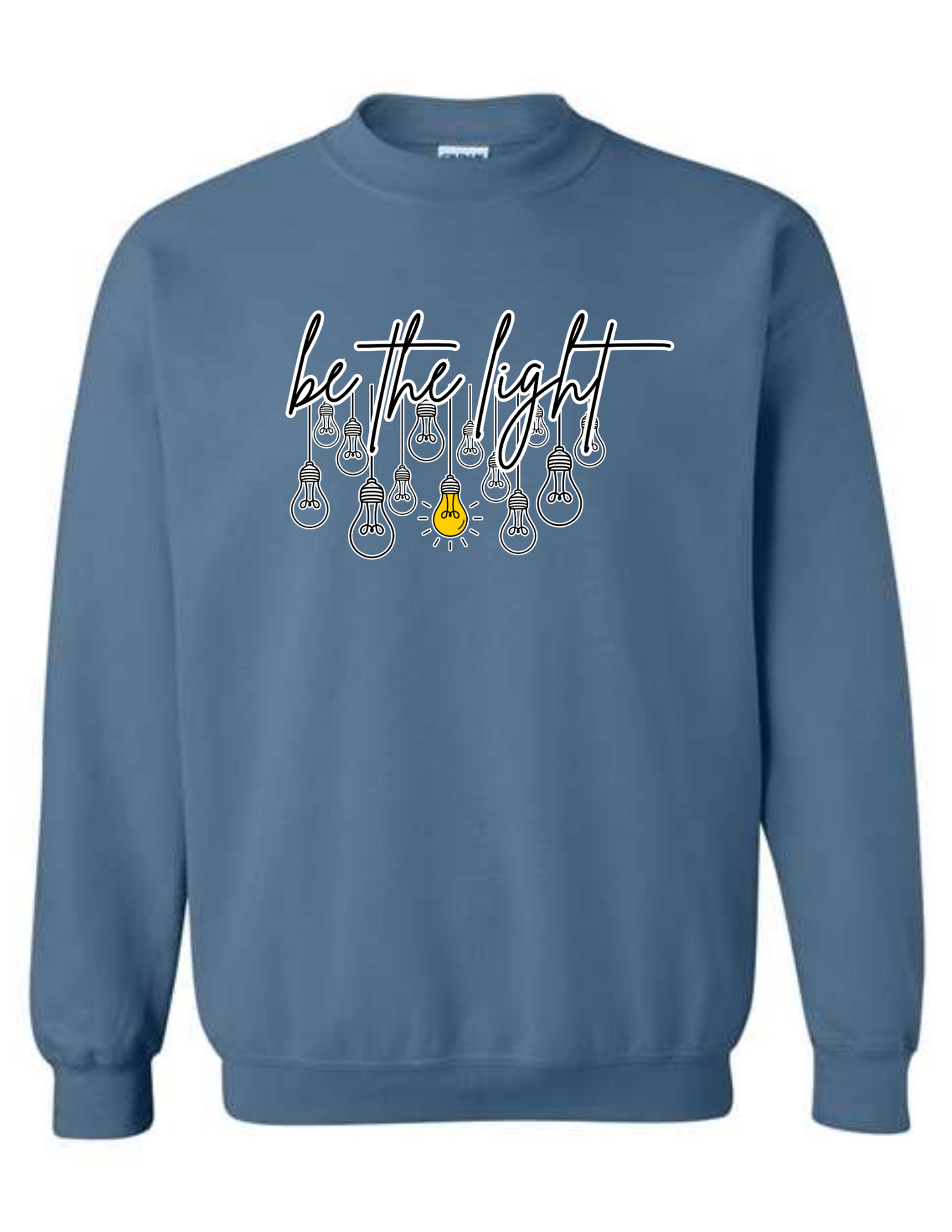 be the light - crew neck sweatshirt