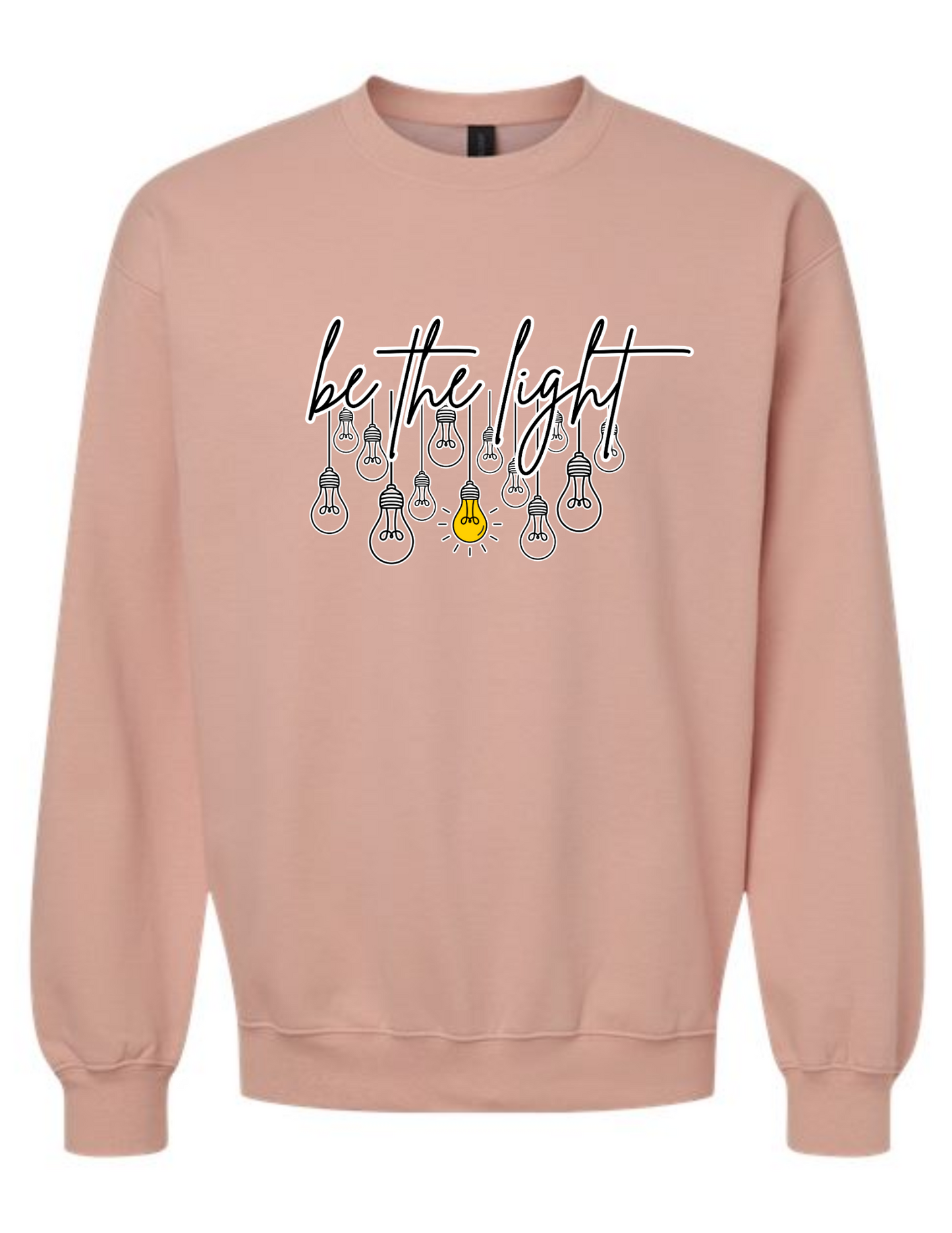 be the light - crew neck sweatshirt