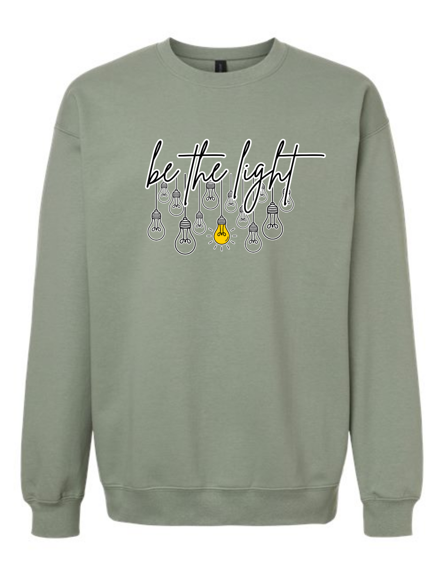 be the light - crew neck sweatshirt