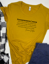 Load image into Gallery viewer, Favorpreneur Definition t-shirt
