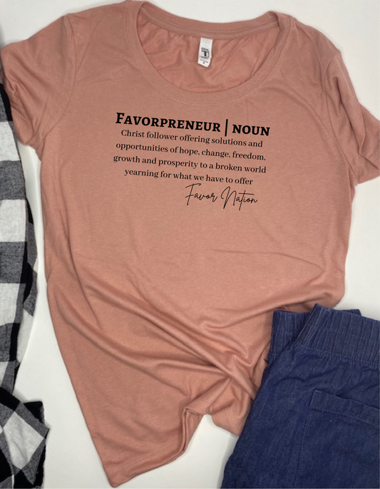 Favorpreneur Definition t-shirt